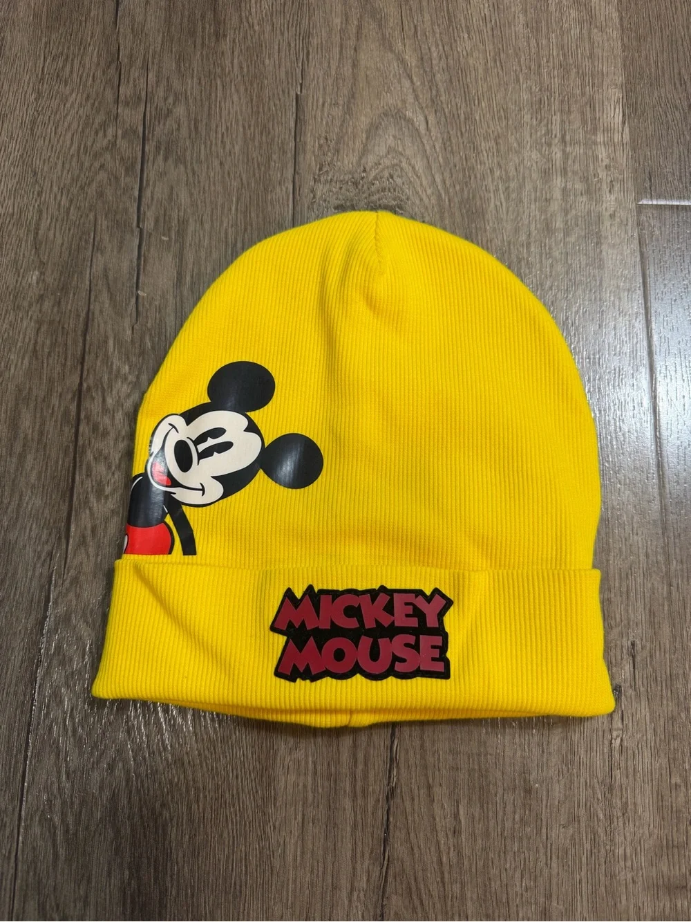 Disney Mickey Mouse Yellow Kids Beanie